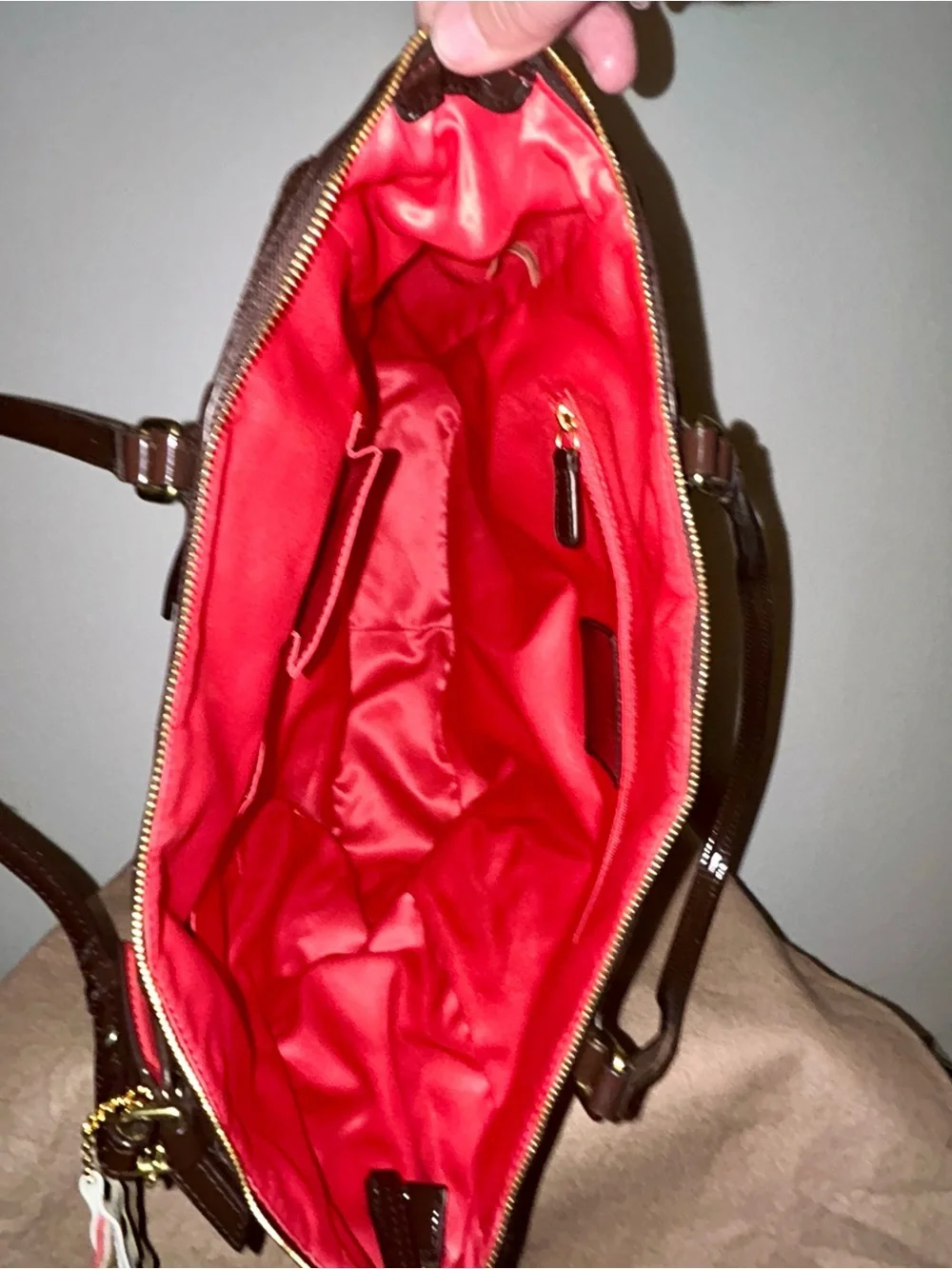 Coach Poppy Signature C Oxford Tote. Y2K Era with Original hang tags
